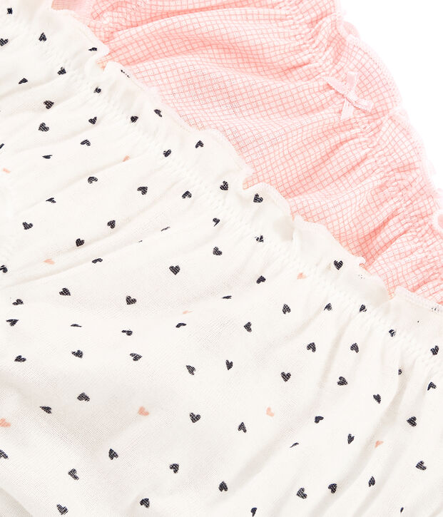 Set of 2 women's ruffled pants multicolor