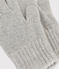 Children's knitted gloves CHATON CHINE grey