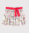 Girls' Poplin Skirt MARSHMALLOW white/MULTICO white