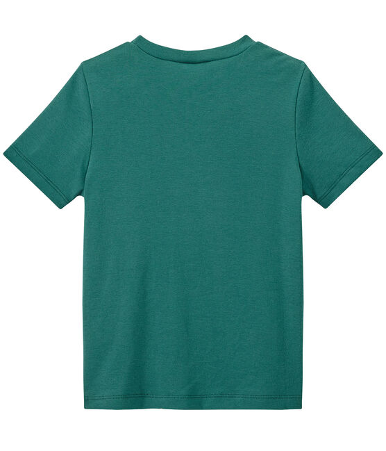 Boy's T-shirt with breast pocket Olivier green