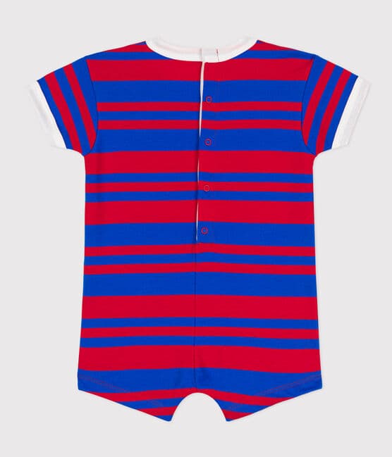 Babies' Striped Jersey Playsuit PERSE /PEPS
