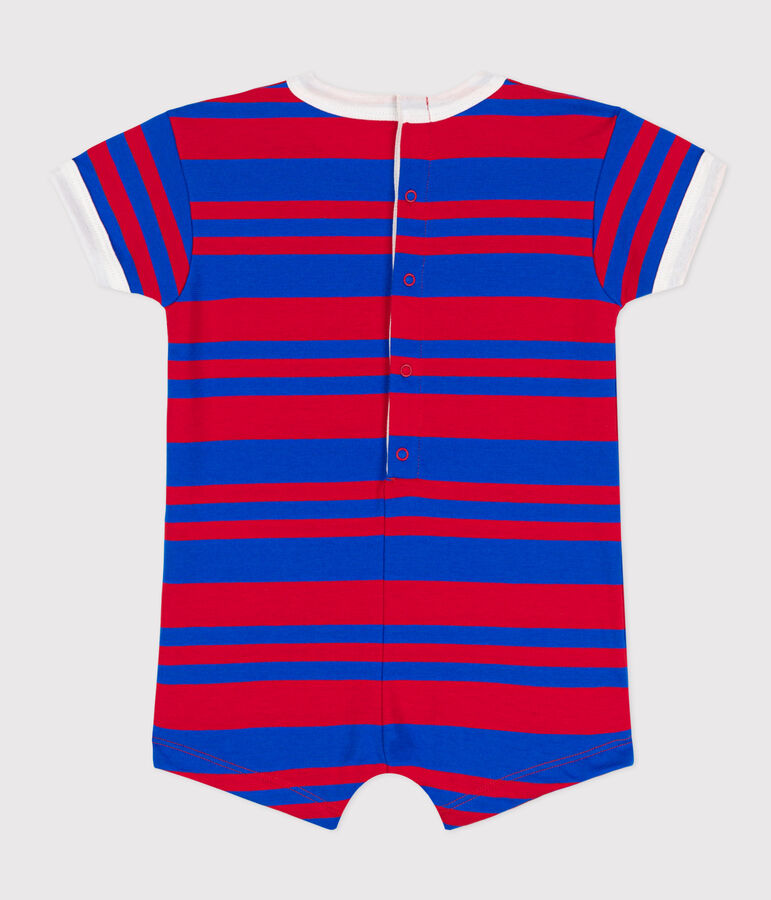 Babies' Striped Jersey Playsuit PERSE /PEPS