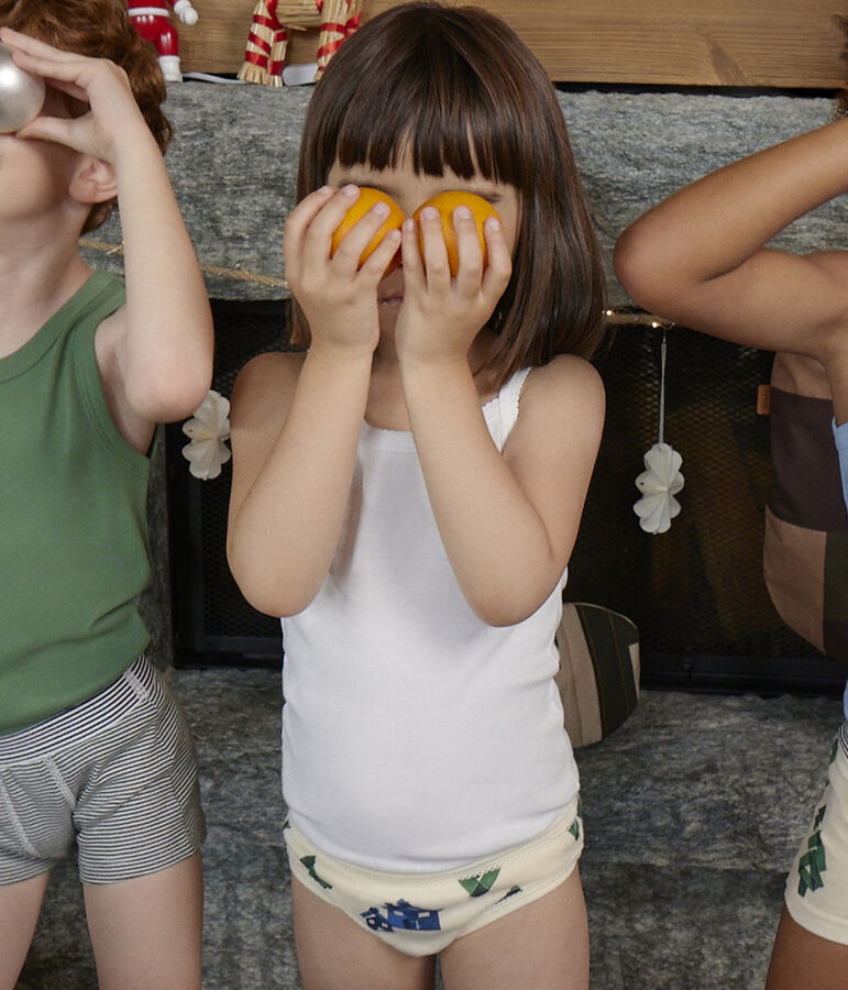 Girls' Christmas Cotton Briefs - 3-Pack multicolor