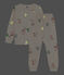 Children's Unisex Glow in the Dark Fleece Pyjamas AVALANCHE white/MULTICO