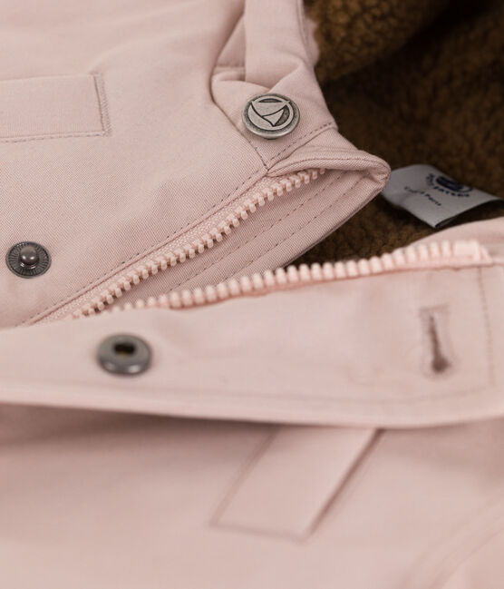 Babies' Water-Repellent Parka SALINE pink
