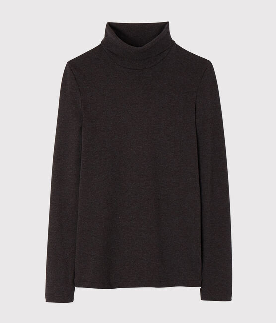 Women's Iconic Cotton Polo Neck CITY CHINE grey