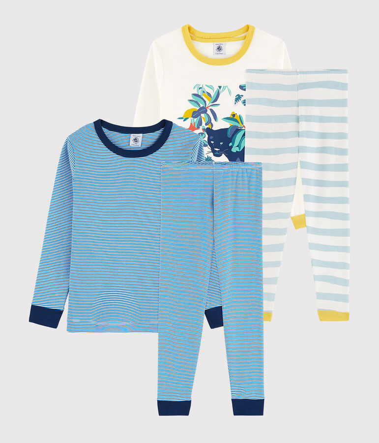 Boys' Ribbed Pyjamas - 2-Piece Set multicolor
