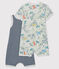 Baby Boys' Ribbed Playsuit - 2-Piece Set variante 1