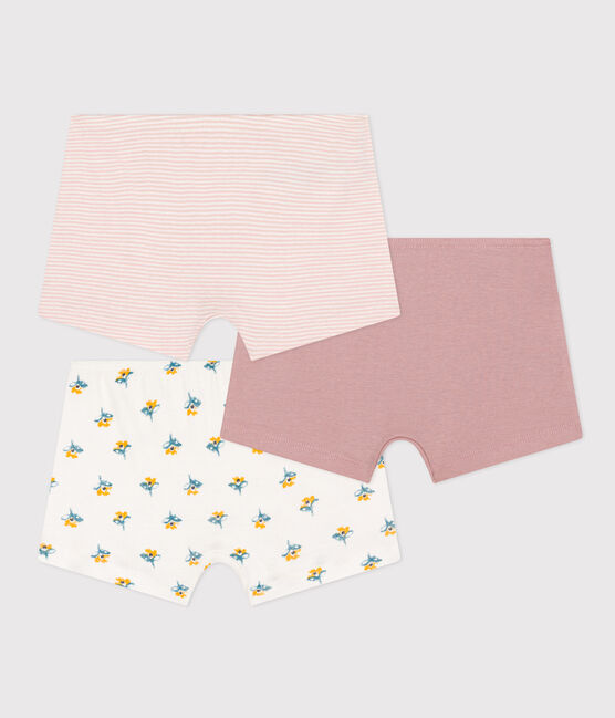 Girls' Floral Cotton Hipsters - 3-Pack variante 1