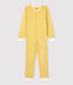 Girls' Floral Brushed Terry Towelling Jumpsuit