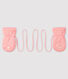 Baby's unisex fleece-lined mittens