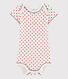 Baby Girls' Short-Sleeved Bodysuit