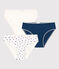 Girls' Heart Cotton and Elastane Briefs - 3-Pack variante 1