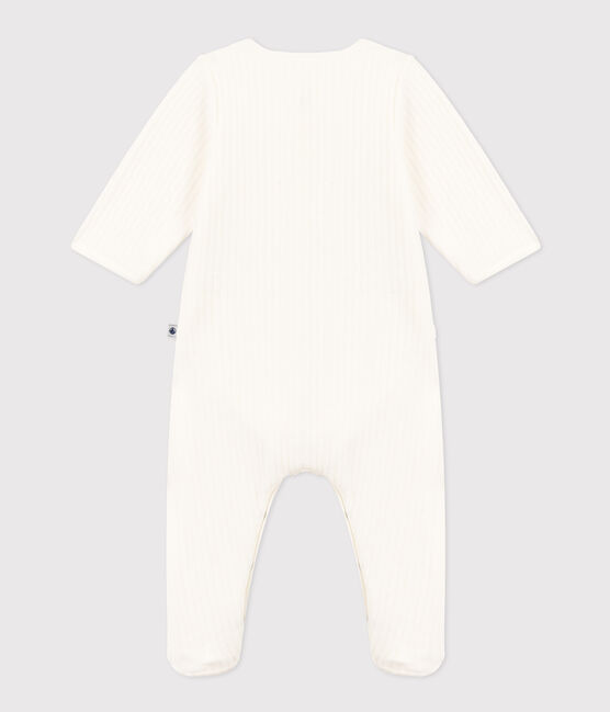 UNISEX VELOUR BODYJAMAS MARSHMALLOW white