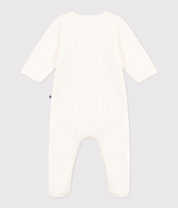 UNISEX VELOUR BODYJAMAS white