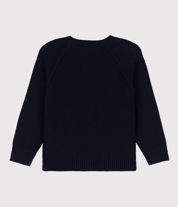 Boys' Knitted Cardigan blue