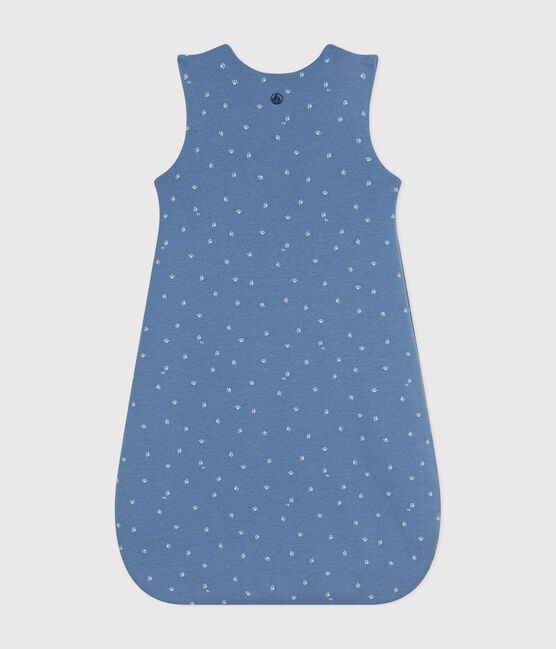 Babies' Cotton 2 TOG Sleeping Bag BEACH blue/MARSHMALLOW