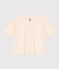 Women's Boxy Cotton T-Shirt AVALANCHE Ecru
