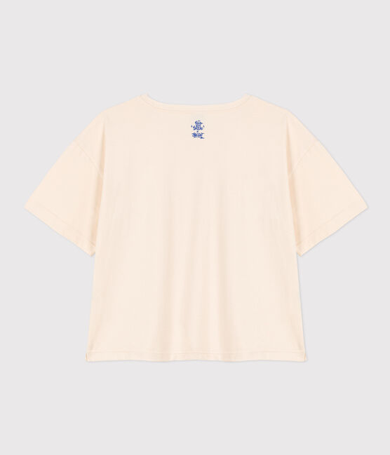 Women's Boxy Cotton T-Shirt AVALANCHE Ecru