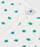 Babies' Cotton/Linen Botanic Print Playsuit MARSHMALLOW white/GAZON green