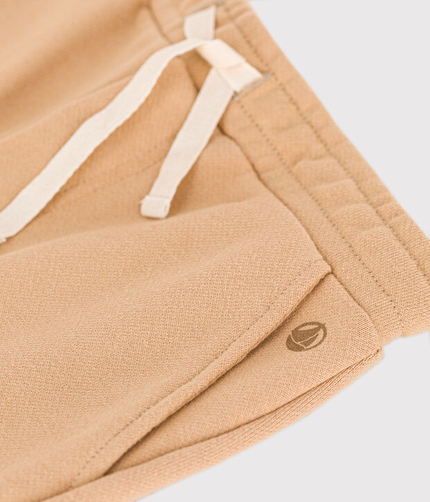 Boys' jogging trousers beige