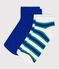 Children's stripy cotton socks - 2-pack variante 1