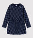 Girls' Long-Sleeved Fleece Dress