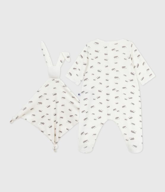 Newborn babies' printed cotton gift set variante 1