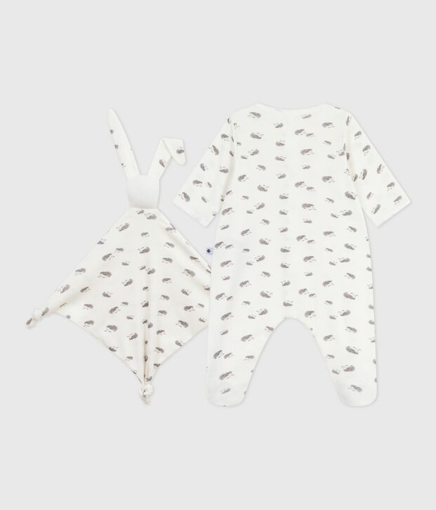 Newborn babies' printed cotton gift set multicolor