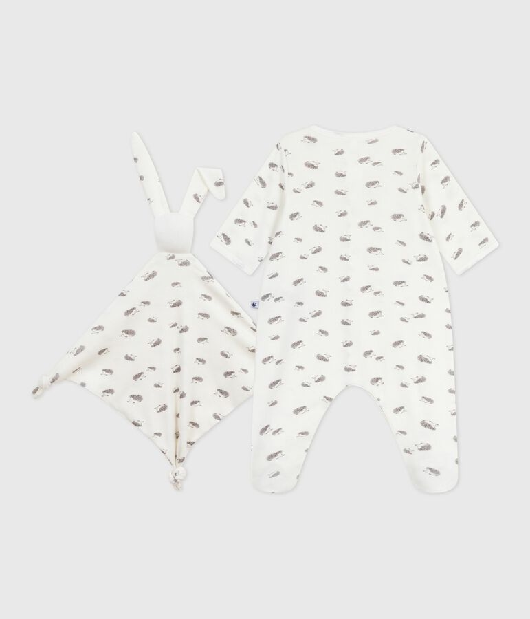 Newborn babies' printed cotton gift set multicolor