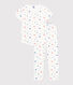 Children's printed pyjamas with short sleeves and long legs