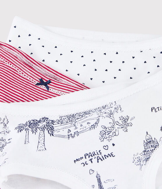 Girls' Toile de Jouy Paris Knickers - 3-Pack variante 1