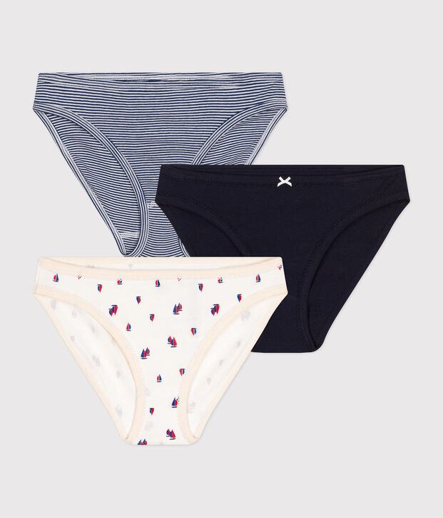 Women's cotton briefs - 3-pack multicolor