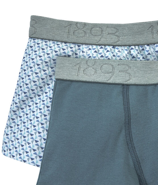 Set of 2 boys' boxers LOT white