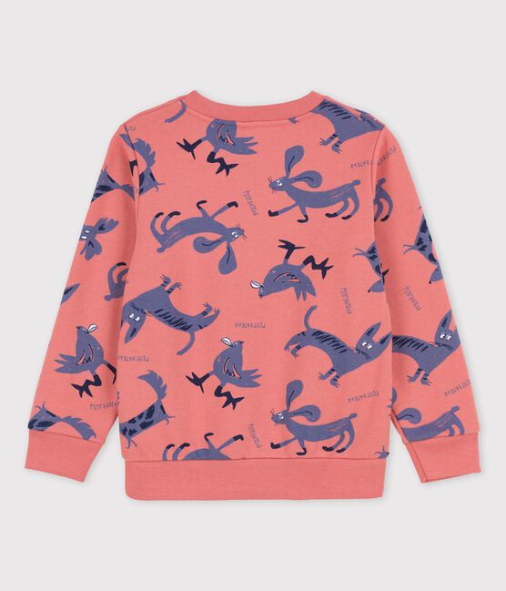 Children's Unisex Fleece Sweatshirt PAPAYE pink/MULTICO