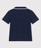 Boys' Short-Sleeved Jersey Polo Shirt SMOKING blue