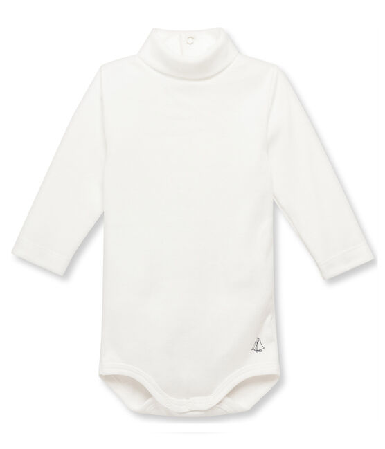 Mixed baby's roll neck body MARSHMALLOW white