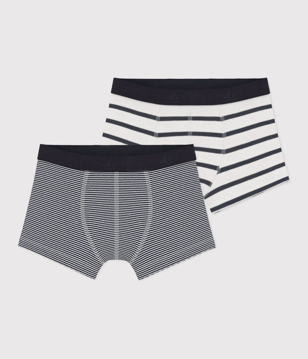 Cotton pyjama and stripey boxers gift box multicolor