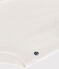 Babies' Short-Sleeved Cotton Bodysuit with Polo Shirt Collar MARSHMALLOW white