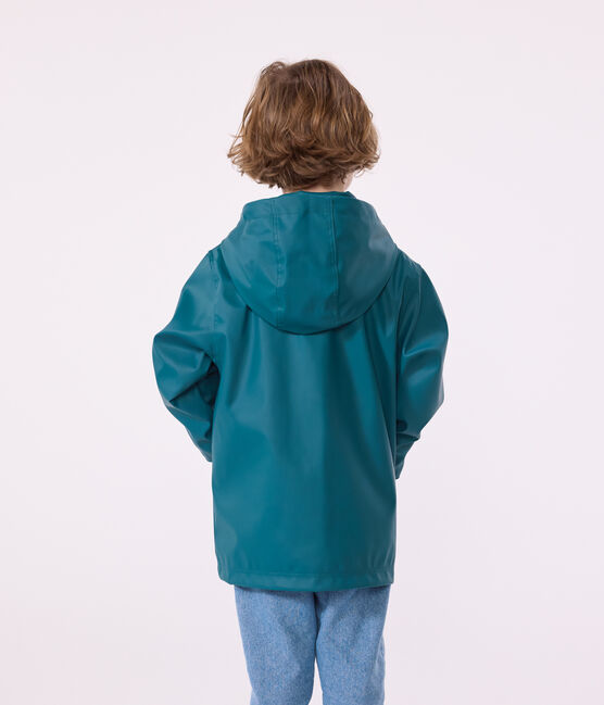 Children's/boys’ iconic raincoat DRAGONFLY green