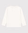 Boys' Long-Sleeved Cotton T-Shirt white