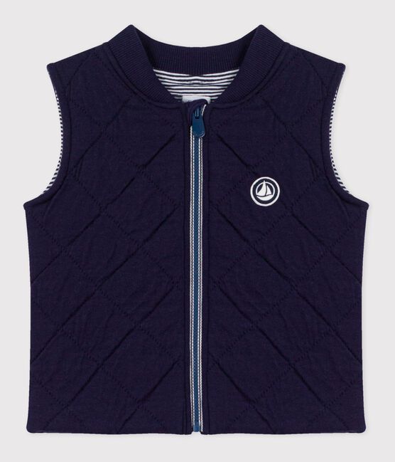 Babies' sleeveless quilted cotton puffer jacket SOIR