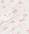 Children's floral printed cotton pyjamas MARSHMALLOW white/MULTICO white