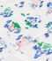 Baby footless cotton pyjamas with Paris print white/multicolor