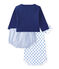 Baby boys' 3-piece set CHALOUPE blue/ECUME white/PERSE