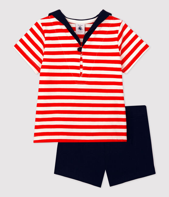 Babies' Sailor Clothing - 2-Piece Set PEPS red/MULTICO white