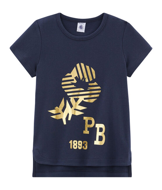Girls' Short-sleeved T-shirt SMOKING blue