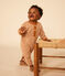 Babies' Long Tube Knit Bodysuit ECUREUIL /AVALANCHE