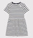 Girls' Short-Sleeved Cotton Dress