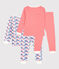 Children's Unisex Paris and Stripe Cotton Pyjamas - 2-Pack variante 1